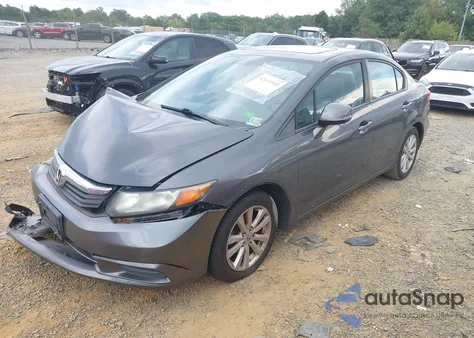 2012 Honda Civic Ex-L z USA, uszkodzony, nr VIN 2HGFB2F96CH507377